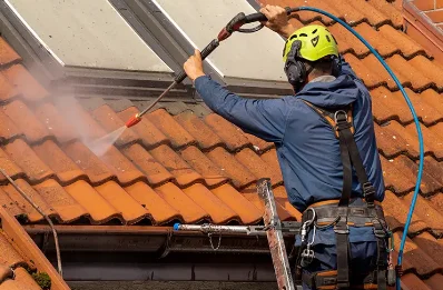 Démoussage et hydrofuge de toiture à Rollancourt